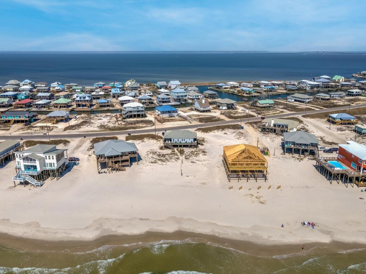 Island Sun - First Row Beach House! Fun And Games Galore - Including A Private Volleyball Pit! Home ドーフィン・アイランド エクステリア 写真