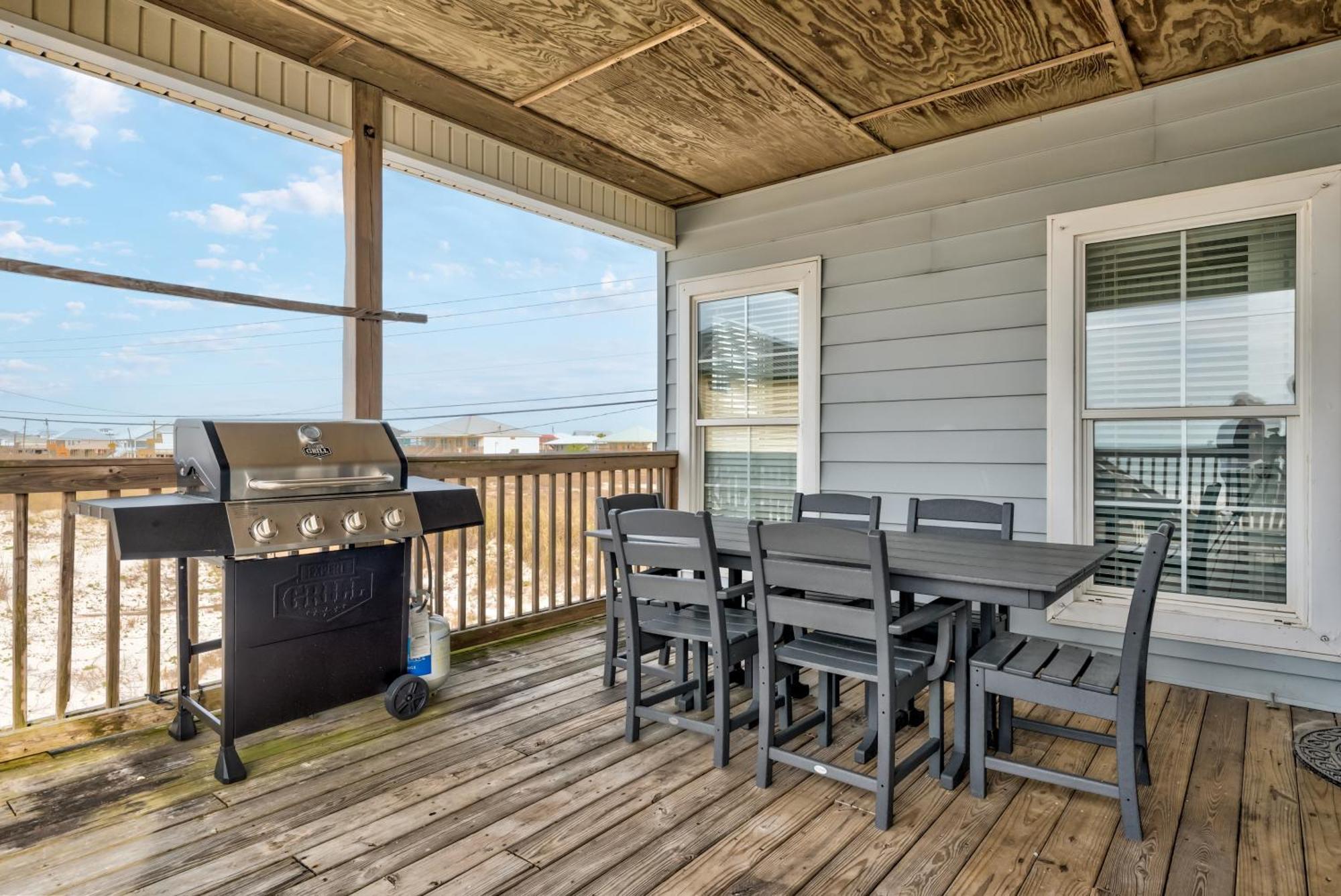 Island Sun - First Row Beach House! Fun And Games Galore - Including A Private Volleyball Pit! Home ドーフィン・アイランド エクステリア 写真